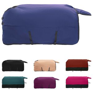 vidaXL Couverture &Eacute;quine Vert fonc&eacute; et noir 85 cm Polyester