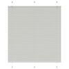 vidaXL Store pliss&eacute; gris clair 120x100cm largeur du tissu 119,4cm