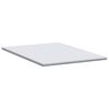 vidaXL Surmatelas en Coco Blanc 140 x 200 cm Tissu jacquard