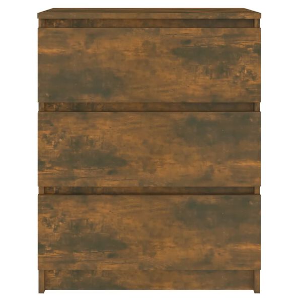 vidaXL Buffet Chêne fumé 60x35x76 cm Bois d'ingénierie