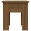 vidaXL Table basse ch&ecirc;ne marron 40x40x42 cm bois d'ing&eacute;nierie