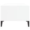 vidaXL Table basse Blanc 90x50x36,5 cm Bois d'ingénierie