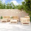 vidaXL Salon de jardin 7 pcs Bois de pin massif