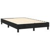 vidaXL Sommier &agrave; lattes de lit avec matelas LED Noir 120x200cm Velours