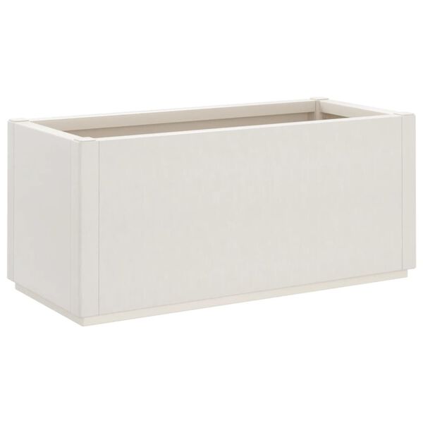 vidaXL Jardinière blanc 80x36x35 cm PP