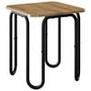 vidaXL Table basse Ch&ecirc;ne artisanal 40 x 40 x 45 cm Bois d'ing&eacute;nierie