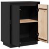 vidaXL Buffet Noir 60x34x75 cm Bois massif de pin