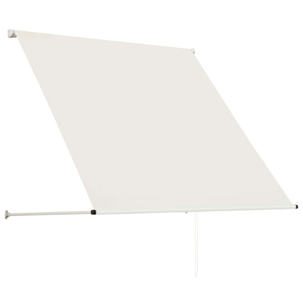 vidaXL Auvent rétractable 100x150 cm Crème