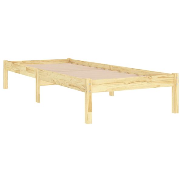 vidaXL Cadre de lit sans matelas bois massif
