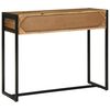 vidaXL Table console Marron 90 x 35 x 75 cm Bois d'Acacia Massif
