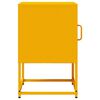 vidaXL Table de chevet jaune moutarde 36x39x60,5 cm