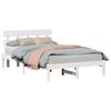 vidaXL Cadre de lit Blanc 120 x 190 cm Bois de pin massif