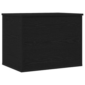 vidaXL Bo&icirc;te de Rangement Ch&ecirc;ne noir 60 x 42 x 46 cm Bois d'ing&eacute;nierie