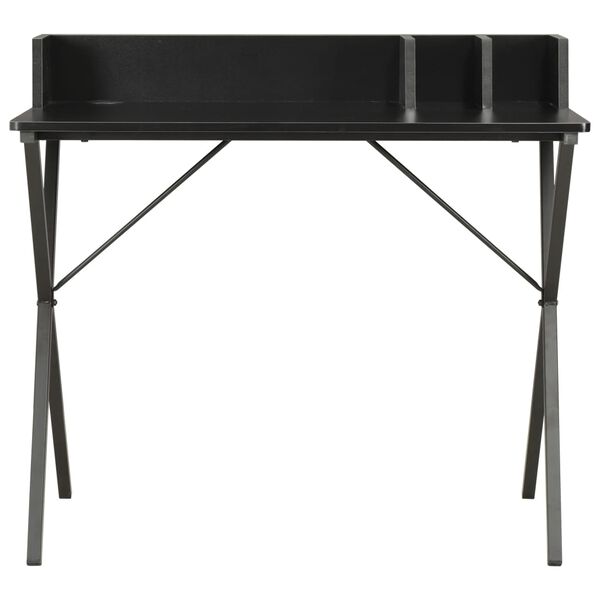vidaXL Bureau Noir 80x50x84 cm