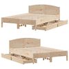 vidaXL Cadre de lit sans matelas 160x200 cm bois massif de pin
