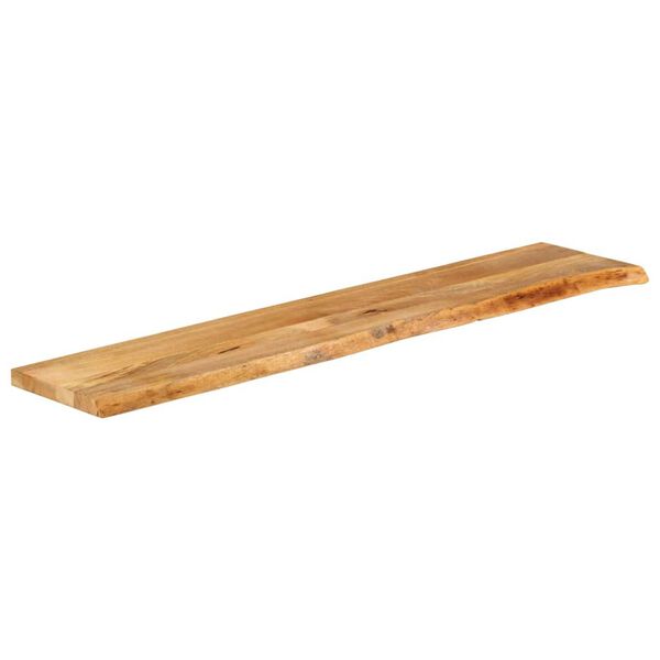 vidaXL Dessus de table &agrave; bord vivant 180x20x2,5cm bois massif manguier