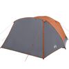 vidaXL Tente de camping avec porche 4 personnes orange imperm&eacute;able