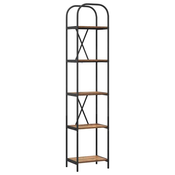 vidaXL &Eacute;tag&egrave;re Bois ancien 40 x 30 x 183 cm Bois d'ing&eacute;nierie