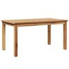 vidaXL Table basse Marron 90 x 50 x 45.5 cm Bois de teck solide