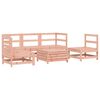 vidaXL Salon de jardin 6 pcs bois massif sapin de douglas