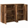 vidaXL Buffet 2 pcs Bois ancien 60 x 31 x 84 cm Bois d'ing&eacute;nierie