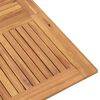 vidaXL Table pliable de jardin 110x110x75 cm bois massif de teck