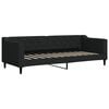 vidaXL Lit de repos sans matelas noir 80x200 cm tissu