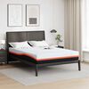 vidaXL Matelas Blanc et Gris 140 x 190 cm Mousse