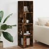 vidaXL Armoire d'angle Ch&ecirc;ne fum&eacute; 33x33x132 cm Bois d'ing&eacute;nierie