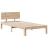 vidaXL Lit biblioth&egrave;que sans matelas 100x200 cm bois massif de pin