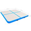 vidaXL Tapis gonflable de gymnastique avec pompe 200x200x10cm PVC Bleu