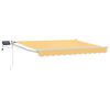 vidaXL Store r&eacute;tractable manuel avec LEDs Sable