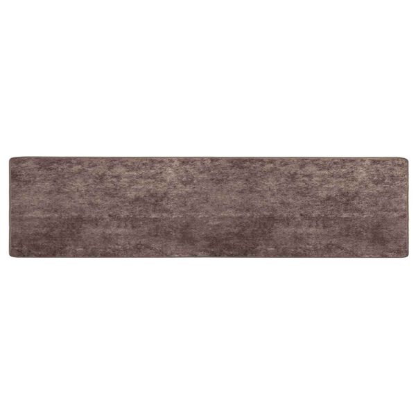 vidaXL Coureur de Tapis MARSA Gris 450 x 80 cm Polyester et PVC