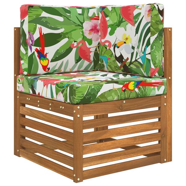 vidaXL Coussin de canap&eacute; d'ext&eacute;rieur 3 pcs color&eacute; Polyester