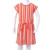 Robe pour enfants avec cordon rose et rouge 92