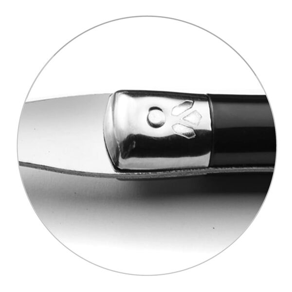 Lou Laguiole Ensemble de couverts 24 pcs Comptoir Noir