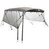 vidaXL Toit bimini &agrave; 4 arceaux parois en maille 243x(230-244)x137 cm