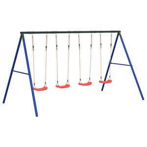 vidaXL Jeu de balan&ccedil;oire d'ext&eacute;rieur avec 4 balan&ccedil;oires