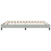 vidaXL Cadre de lit sans matelas gris clair 180x210 cm velours