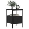 vidaXL Tables de chevet 2 pcs noir 34x36x50 cm bois d’ingénierie