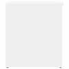 vidaXL Coffre de rangement Blanc 84x42x46 cm Bois d'ingénierie
