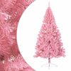 vidaXL Demi sapin de No&euml;l artificiel avec support Rose 240 cm PVC