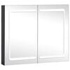 vidaXL Armoire de salle de bain &agrave; miroir LED 80x12,2x68 cm