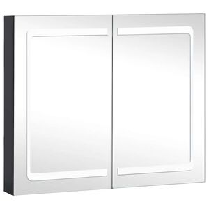 vidaXL Armoire de salle de bain &agrave; miroir LED 80x12,2x68 cm