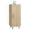 vidaXL Buffet Ch&ecirc;ne sonoma 34,5x34x90 cm Bois d'ing&eacute;nierie