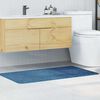 vidaXL Tapis de bain antid&eacute;rapant Bleu 70 x 120 cm PP