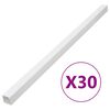 vidaXL Goulotte de c&acirc;ble 50x25 mm 30 m PVC