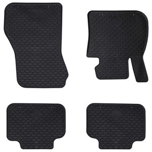 vidaXL Tapis de voiture 4 pi&egrave;ces adapt&eacute; pour BMW 1er 2017- Caoutchouc