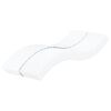 vidaXL Matelas en mousse blanc 90x210 cm duret&eacute; H2 H3
