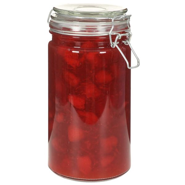 vidaXL Pots de conservation avec couvercle clipsable 6 pcs 1000 ml